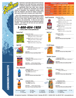 sqwincher products - Tyler Mountain Water