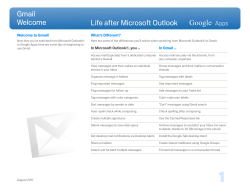 Gmail Life after Microsoft Outlook Google&trade; Welcome