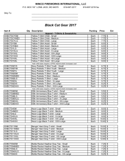 Black Cat Premium Prices PDF