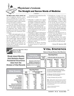 The Straight and Narrow Words of Medicine