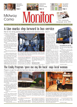 A Line marks step forward in bus service