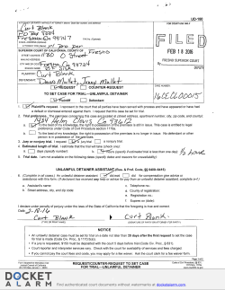 - Docket Alarm
