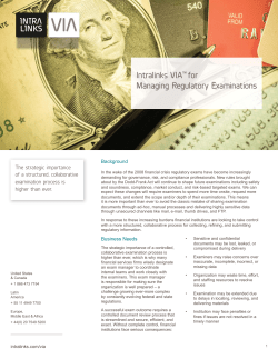 260-12 SS VIA Managing Regulatory Examinations.indd