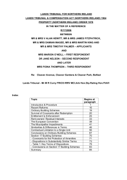 lands tribunal for northern ireland