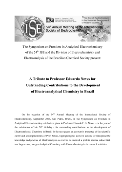 A tribute to Professor Eduardo Neves - AllChemy