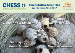 CHESS RAP 2015-2017.indd - Reconciliation Australia