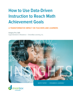 How to Use Data-Driven Instruction to Reach Math Achievement Goals