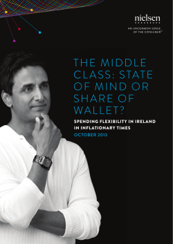 Nielsen Ireland Consumer Spending Flexibility Oct 2013