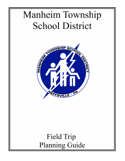 field trips - Manheim Township School District