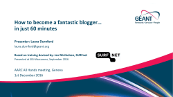 How to become a fantastic blogger&hellip; in just 60 minutes