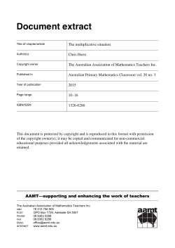 - Australian Association of Mathematics Teachers
