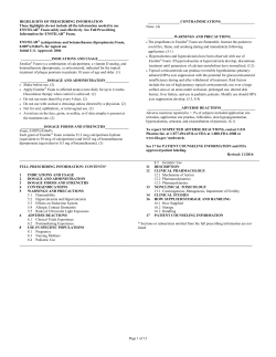 Page 1 of 12 HIGHLIGHTS OF PRESCRIBING INFORMATION