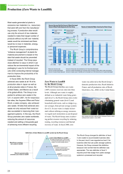 Production (Zero Waste to Landfill)