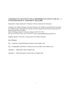 Paleolimnological analysis of XXXXX Lake, B