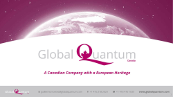 Presentation - Canada