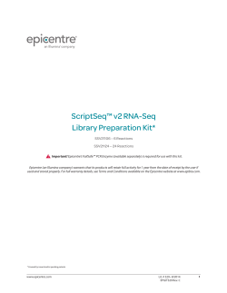 ScriptSeq v2 RNA-Seq Library Prep Guide