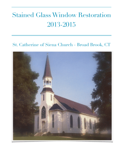 St. Catherine Church Stained Glass Window Restoration Booklet