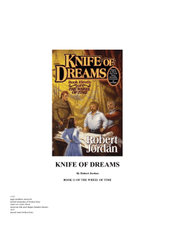KNIFE OF DREAMS