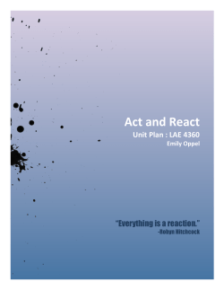 Act and React (FSU)