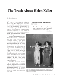 The Truth About Helen Keller