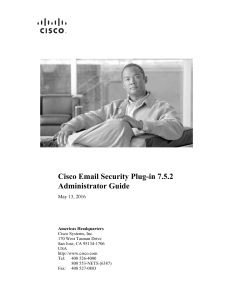 Cisco Email Security Plug-In 7.5.2 Administrator Guide