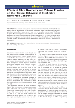 Effects of Fibre Geometry and Volume Fraction on the - MSS-NDE