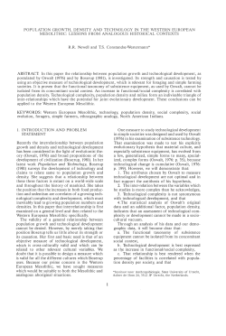 Population and Technology,