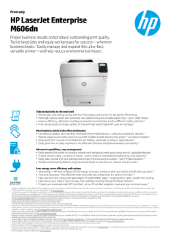 HP LaserJet Enterprise M606dn