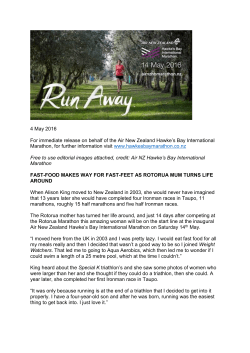 Read more - Hawke`s Bay Marathon