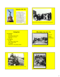 Immigration Ellis Island, New York City