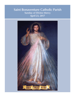 of Divine Mercy - St. Bonaventure