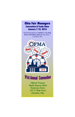2016 OFMA Program - The Great Darke County Fair