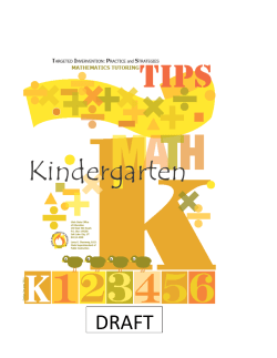 Kindergarten Math Tutoring TIPS