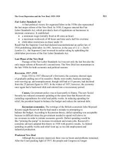 511 Fair Labor Standards Act A final political victory