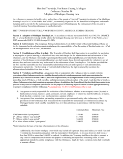 Ordinance Number 34