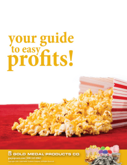 Guide-to-Easy-Profit.. - Gold Medal Products Co.