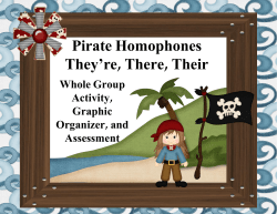 Pirate Homophones They`re, There, Their