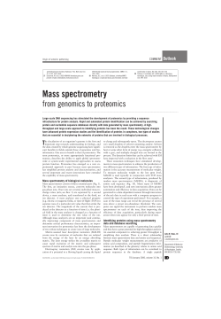 Mass spectrometry