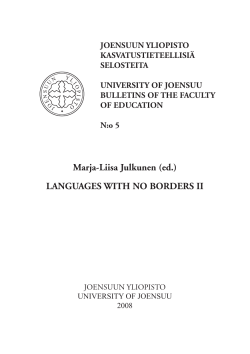 Languages with no borders - pt. 2