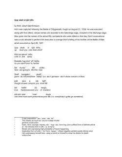 A brief survey of Old Norse wisdom