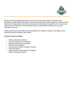 Arizona Service Sites