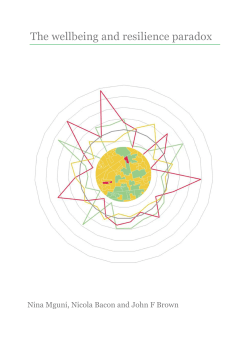 The wellbeing and resilience paradox
