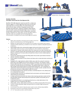 Model(s): HDS-18EA Description: Heavy-Duty Four-Post