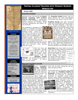 Executive Orders - Eastern Illinois University