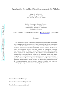 Opening the Crystalline Color Superconductivity Window