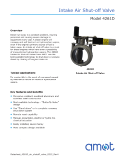 Intake Air Shut-off Valve