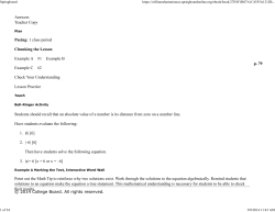 Answers Teacher Copy Pacing: 1 class period