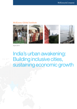 India`s urban awakening