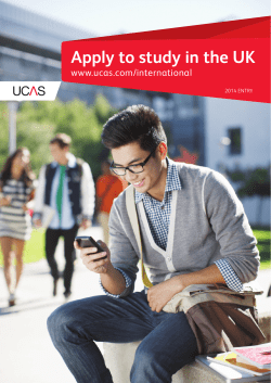 Apply to study in the UK