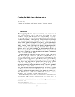 Crossing the Finish Line: A Review Article